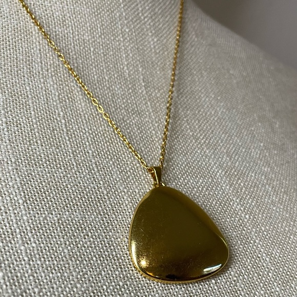 Damascene Spanish Black & Gold-Tone Engraved Inlay Flower Bird Vintage Necklace - Picture 12 of 16